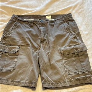 Men's Gray Cargo Shorts